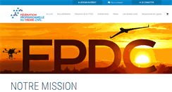 Desktop Screenshot of federation-drone.org